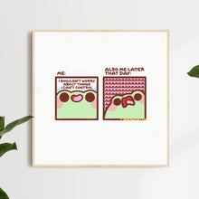 Load image into Gallery viewer, Don't Worry Comic Art Print