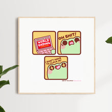 Load image into Gallery viewer, End of the World Comic Art Print