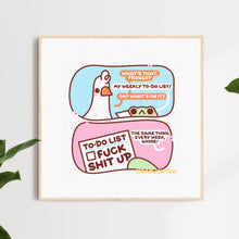 Load image into Gallery viewer, Fuck Shit Up Comic Art Print