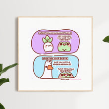 Load image into Gallery viewer, Greetings Comic Art Print