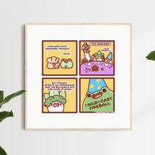 Load image into Gallery viewer, I Cast Fireball Comic Art Print