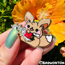 Load image into Gallery viewer, Eevee Chainsaw Dangermon Enamel Pin