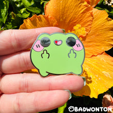Load image into Gallery viewer, Flippy Froggo Enamel Pin