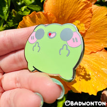 Load image into Gallery viewer, Flippy Froggo Enamel Pin