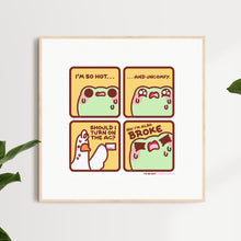 Load image into Gallery viewer, I'm So Hot Comic Art Print