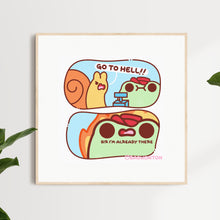 Load image into Gallery viewer, I'm Already There Comic Art Print