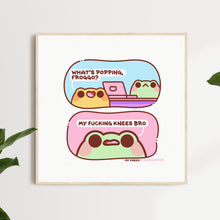 Load image into Gallery viewer, My Fucking Knees Comic Art Print