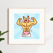 Load image into Gallery viewer, Swole Squad Pikachu Art Print