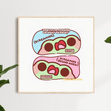 Load image into Gallery viewer, Screaming Comic Art Print