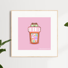 Load image into Gallery viewer, Take Your Fucking Meds Comic Art Print