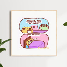 Load image into Gallery viewer, The Traffic Comic Art Print