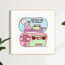 Load image into Gallery viewer, Who Fucking Did This Comic Art Print