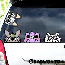Load image into Gallery viewer, Gojo Cat Car Window Peeker Sticker
