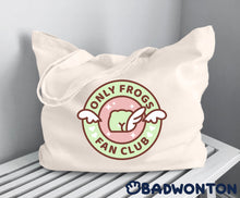 Load image into Gallery viewer, OnlyFrogs Fan Club Tote Bag