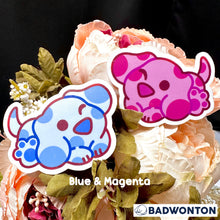 Load image into Gallery viewer, Blue & Magenta Sticker