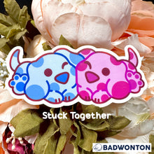 Load image into Gallery viewer, Blue & Magenta Sticker