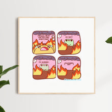 Load image into Gallery viewer, I'm Already Clocked Out Comic Art Print