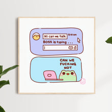 Load image into Gallery viewer, Can We Fucking Not Comic Art Print