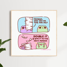 Load image into Gallery viewer, HR Double It Comic Art Print