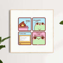 Load image into Gallery viewer, Live Laugh Leave Me Alone Comic Art Print