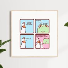 Load image into Gallery viewer, Oh No It's A Dumpie Comic Art Print