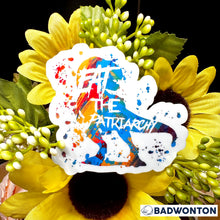 Load image into Gallery viewer, Eat The Patriarchy Dino Sticker