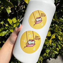 Load image into Gallery viewer, Froggo Don't Fucking Give Up Sticker