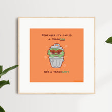Load image into Gallery viewer, Oscar the Grouch Trash Art Print