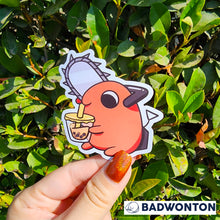 Load image into Gallery viewer, Pochita Boba Chainsaw Man Sticker