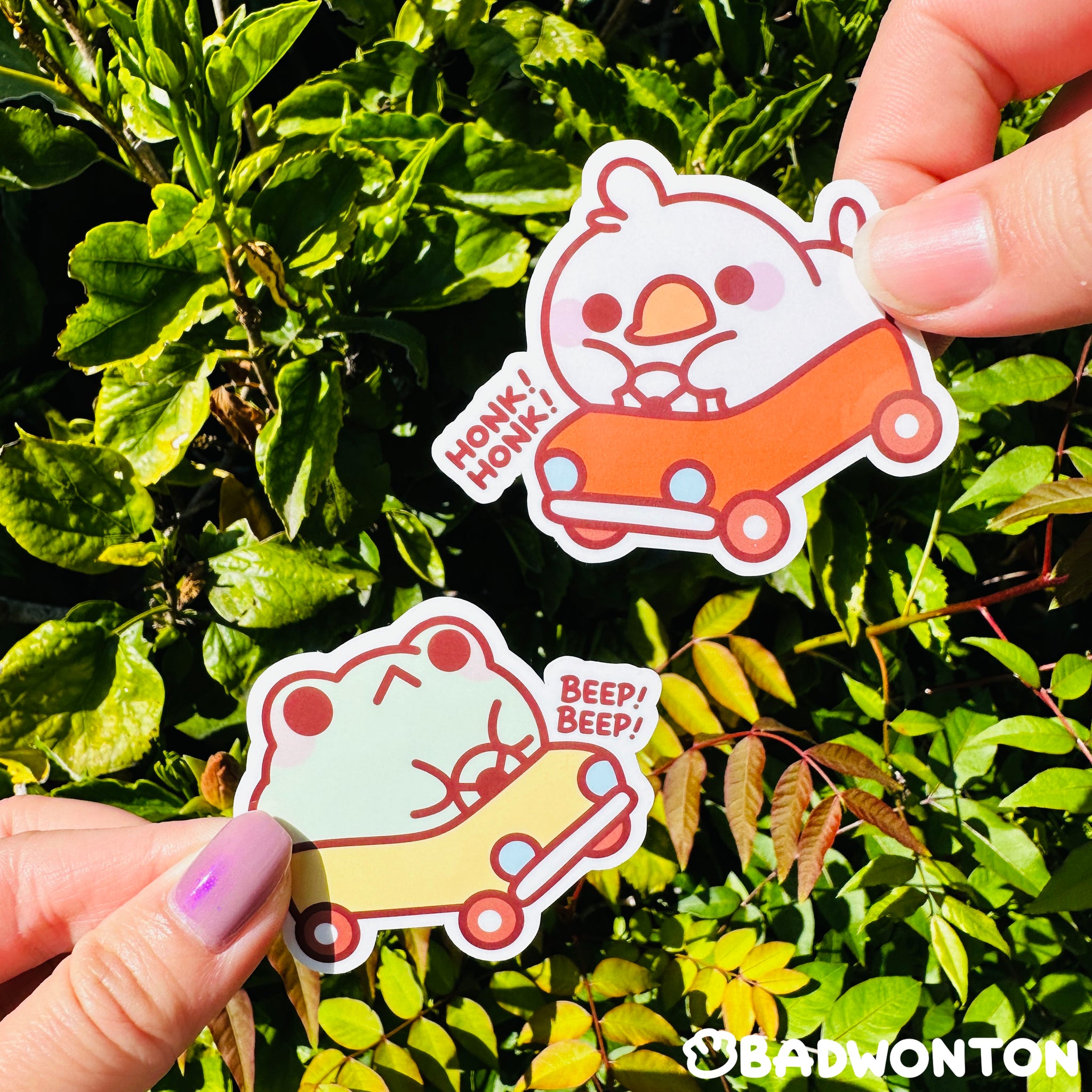 Froggo BEEP BEEP! Sticker – badwonton