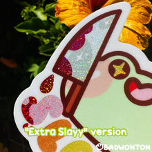 Load image into Gallery viewer, Froggo SLAYYY Sticker
