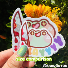 Load image into Gallery viewer, Froggo SLAYYY Sticker
