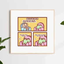 Load image into Gallery viewer, Meet Me Outside Comic Art Print
