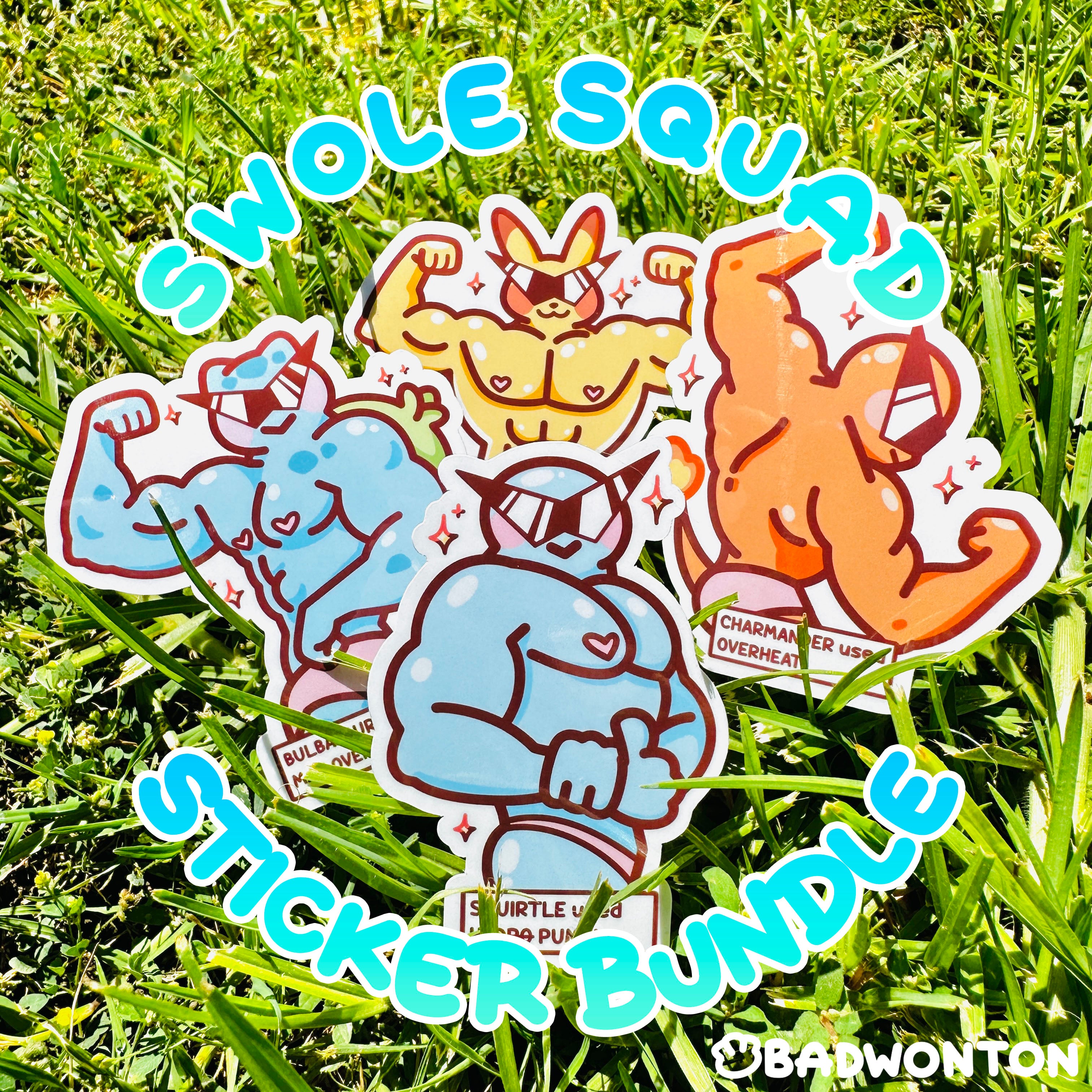 Swole Squad Sticker Bundle – badwonton