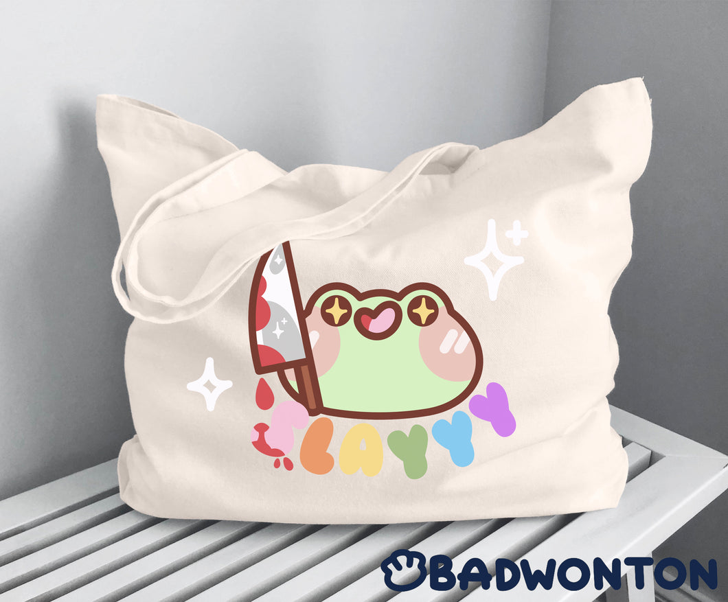 Froggo SLAYYY Tote Bag