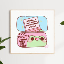 Load image into Gallery viewer, Fuck This Fuck That Comic Art Print
