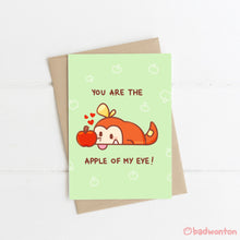 Load image into Gallery viewer, Fuecoco Apple of My Eyes Greeting Card
